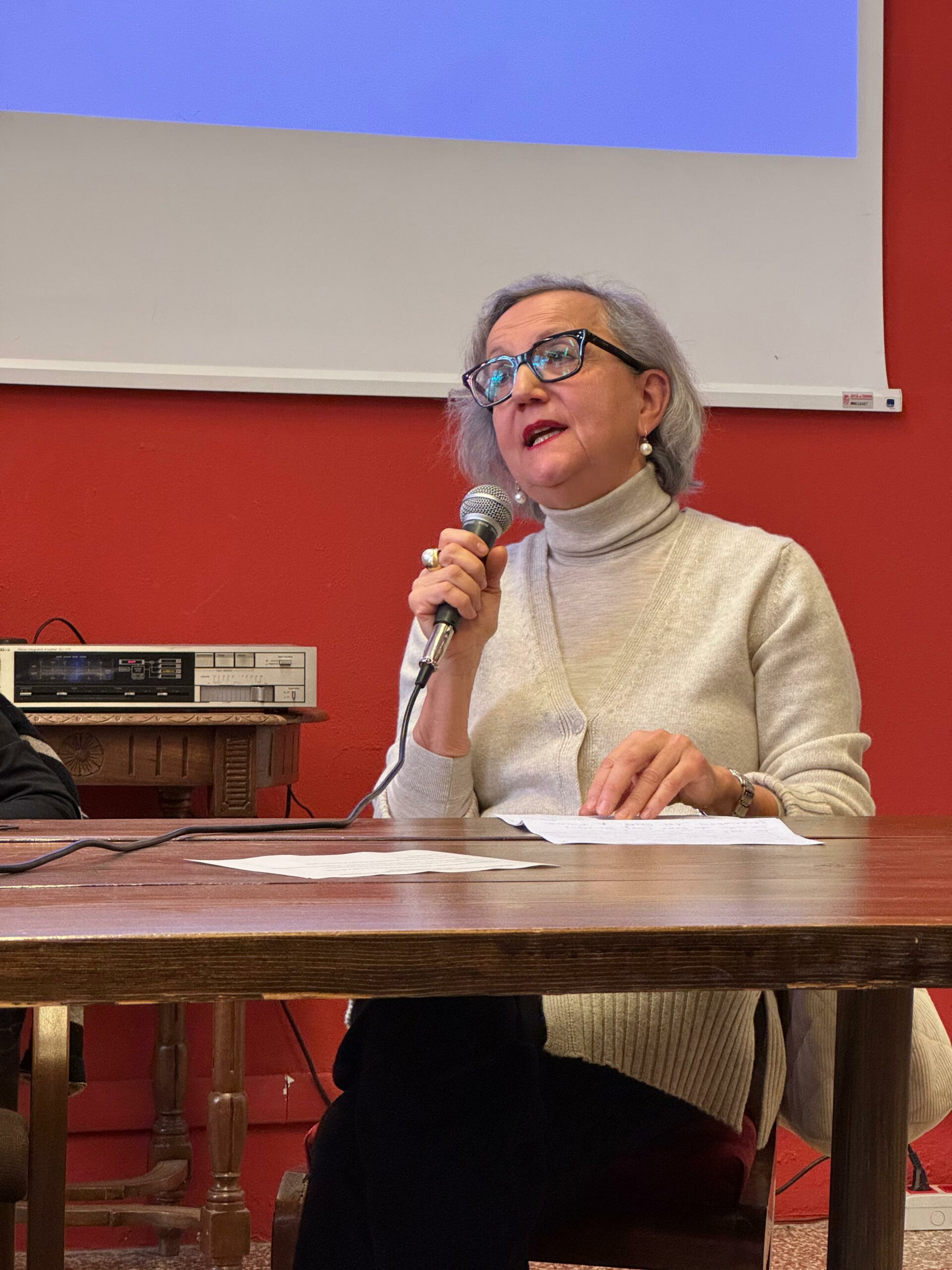 intervento di egle demaria dell'associazione fermata d'autobus